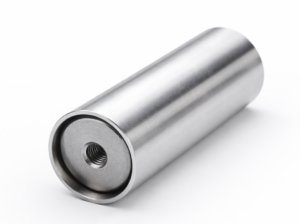 Schroefdraadverbinding in de hard van een buis met groefmoer